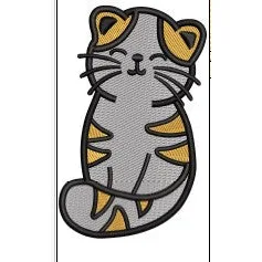 Cat Embroidery Design