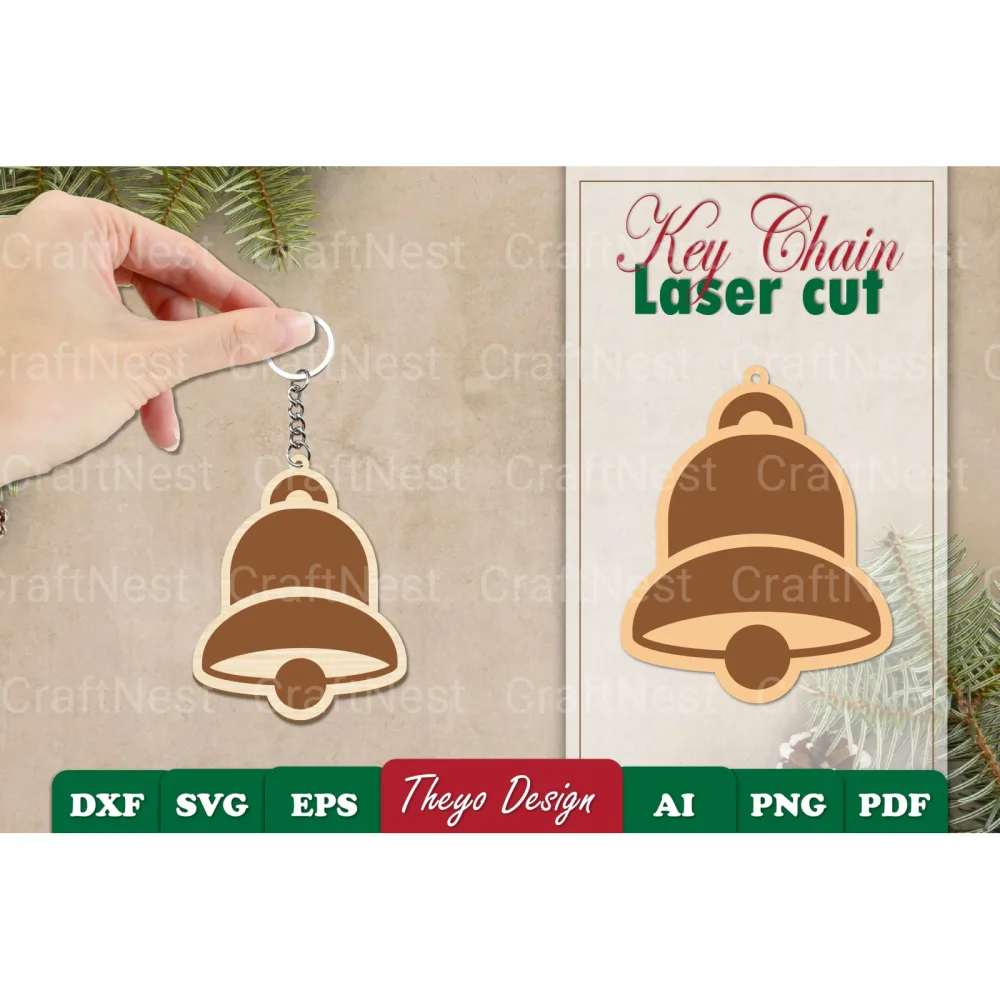 Christmas Keychain SVG Bundle