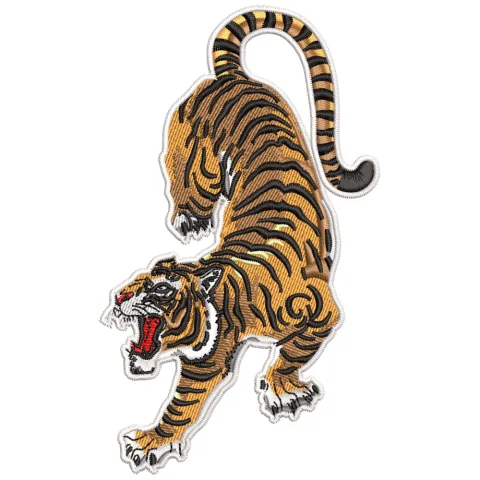 Big Cat Embroidery Design