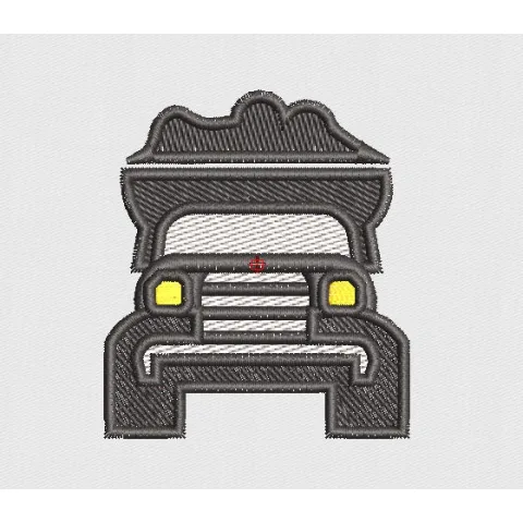 Truck Embroidery Design