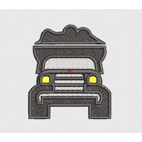 Truck Embroidery Design