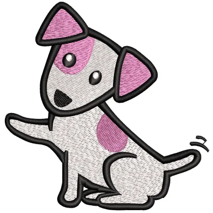Dog Embroidery Design