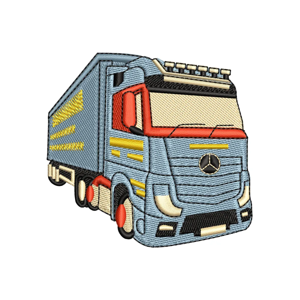 Truck Embroidery Design