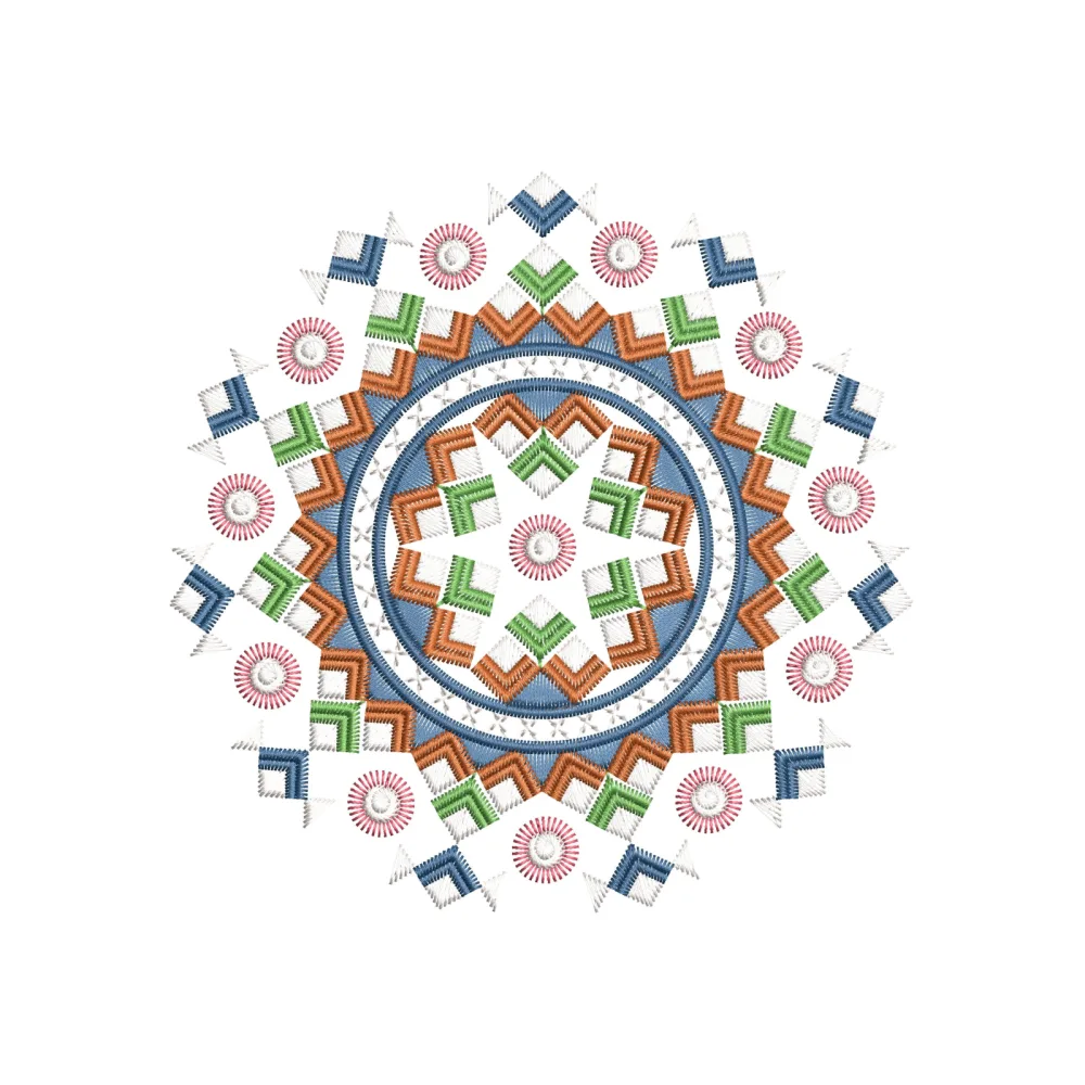 Asian Art Embroidery Design