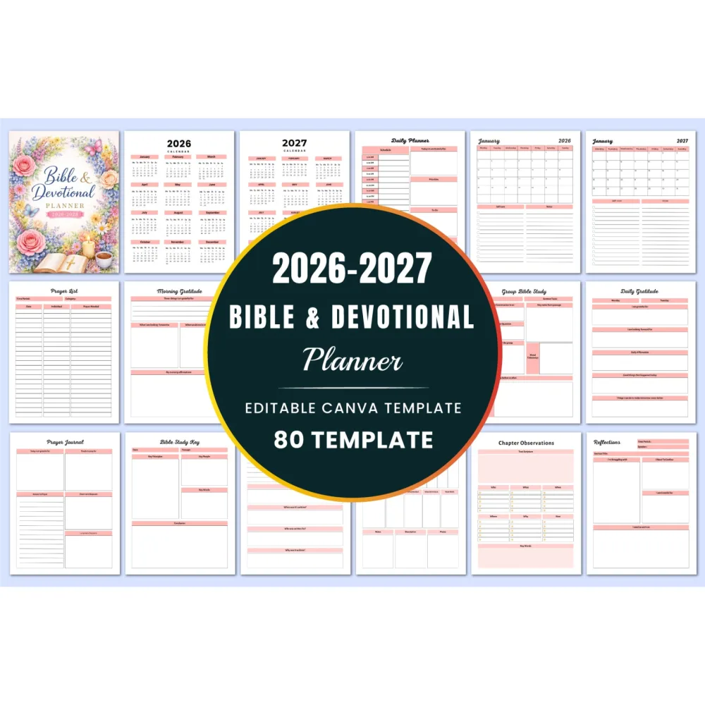 Bible Devotional Planner