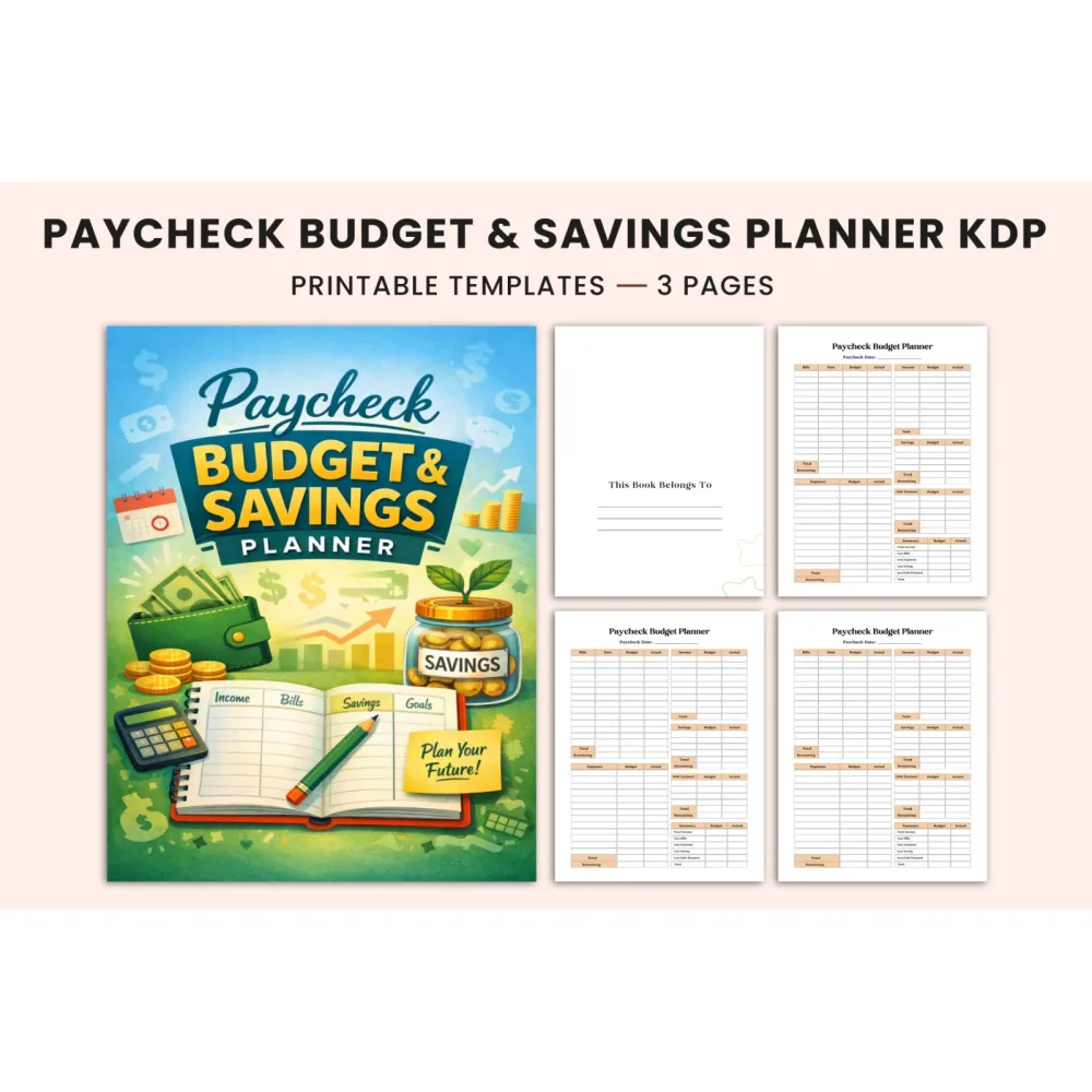 Paycheck Budget Savings Planner
