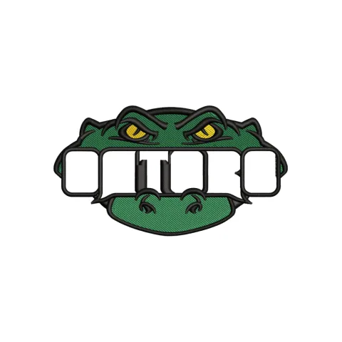 Big Frog Embroidery Design
