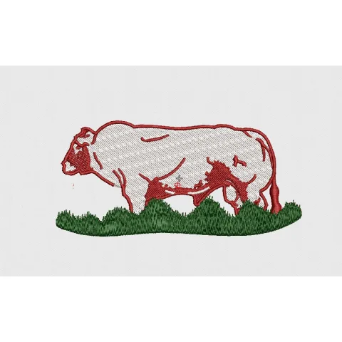 Cow Embroidery Design
