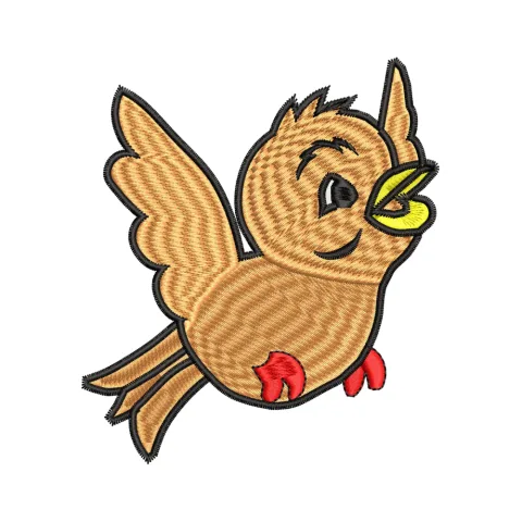 Bird Embroidery Design