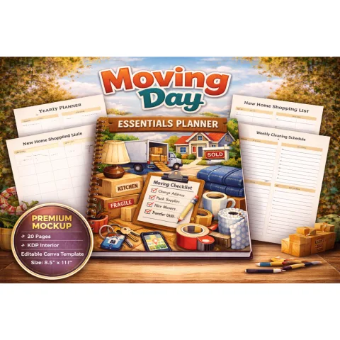 Moving Day Essentials Planner