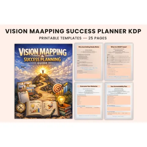 Vision Mapping Success Planning Guide Planner