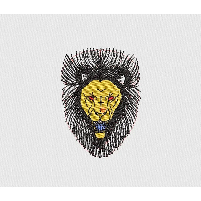 Lion Embroidery Design