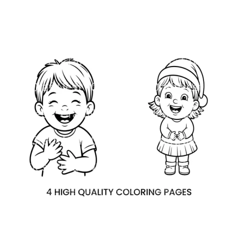 Kids Showing Love Coloring Books
