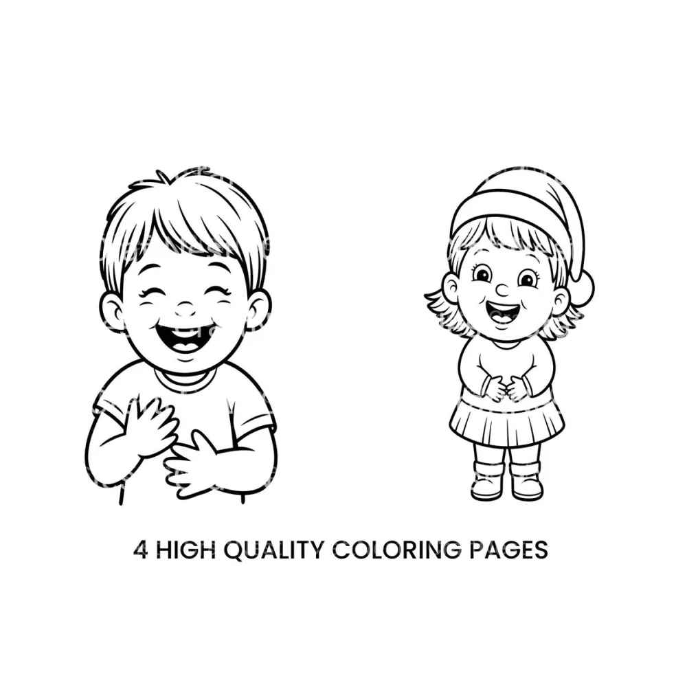 Kids Showing Love Coloring Books