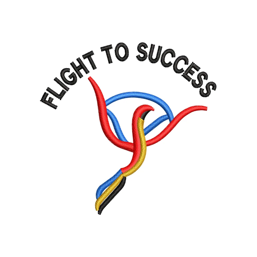 Flight Embroidery Design