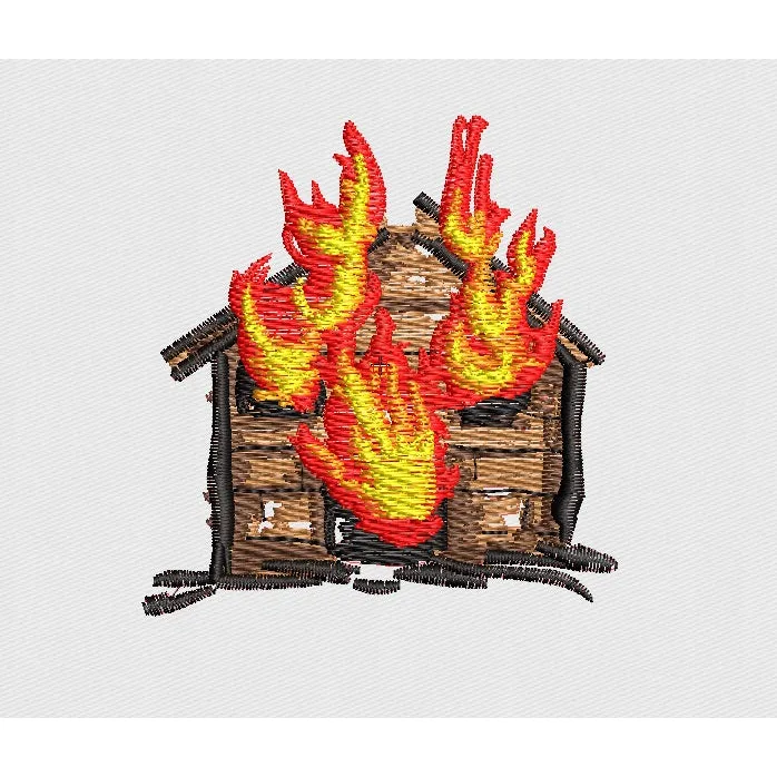Hurt Embroidery Design