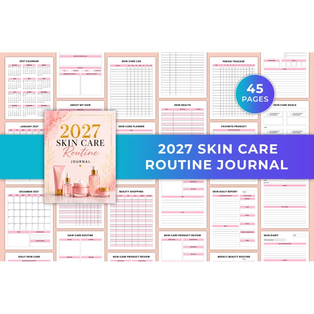 Skin Care Routine Journal
