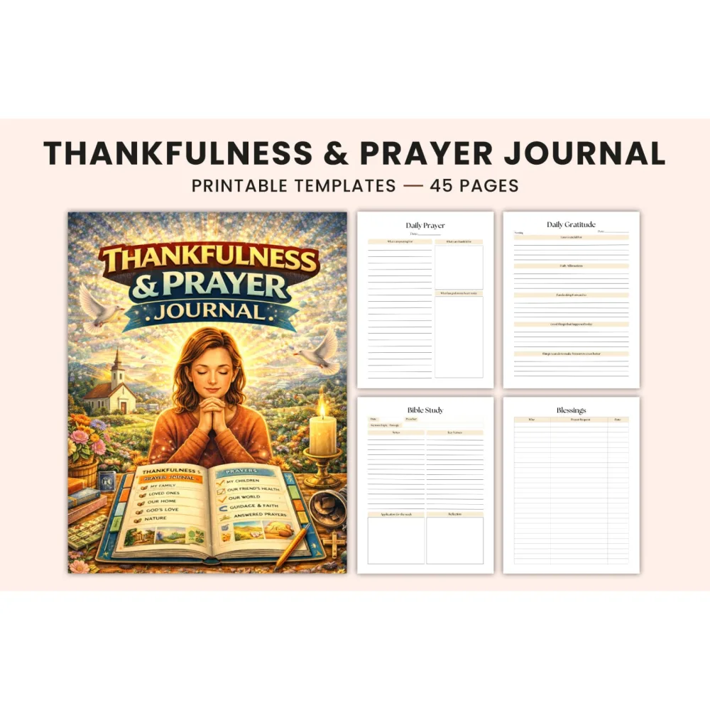 Thankfulness Prayer Journal