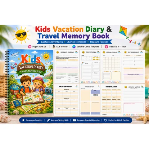 Kids' Vacation Travel Memory Guide