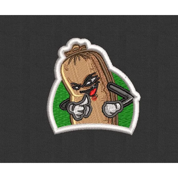 Meat Embroidery Design
