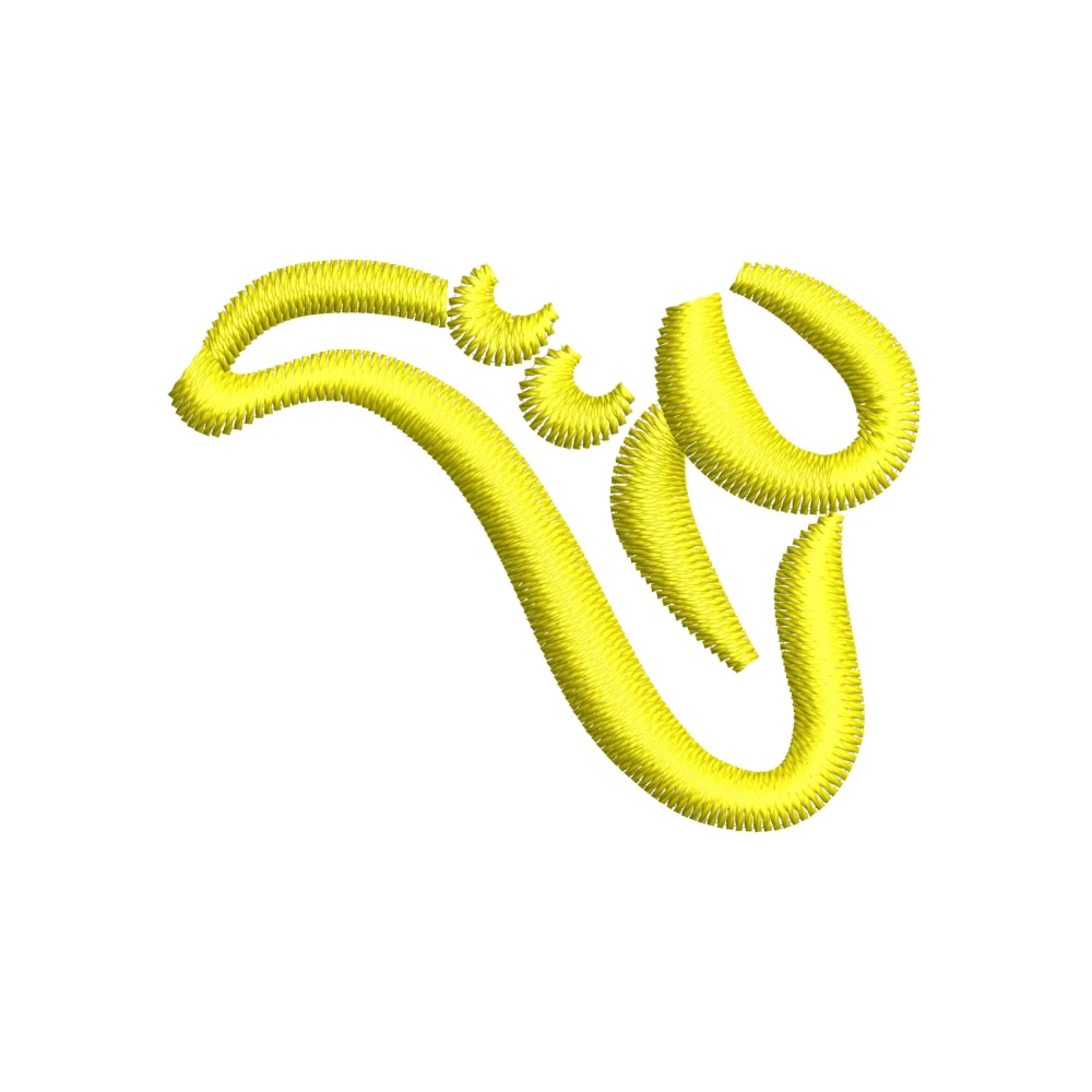 Saxophone Embroidery Design