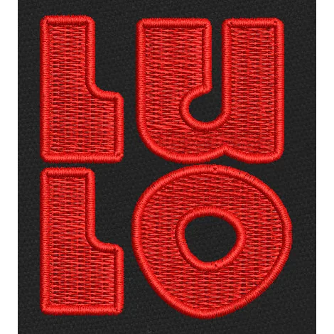 Lu Lo Red Colour Embroidery Design