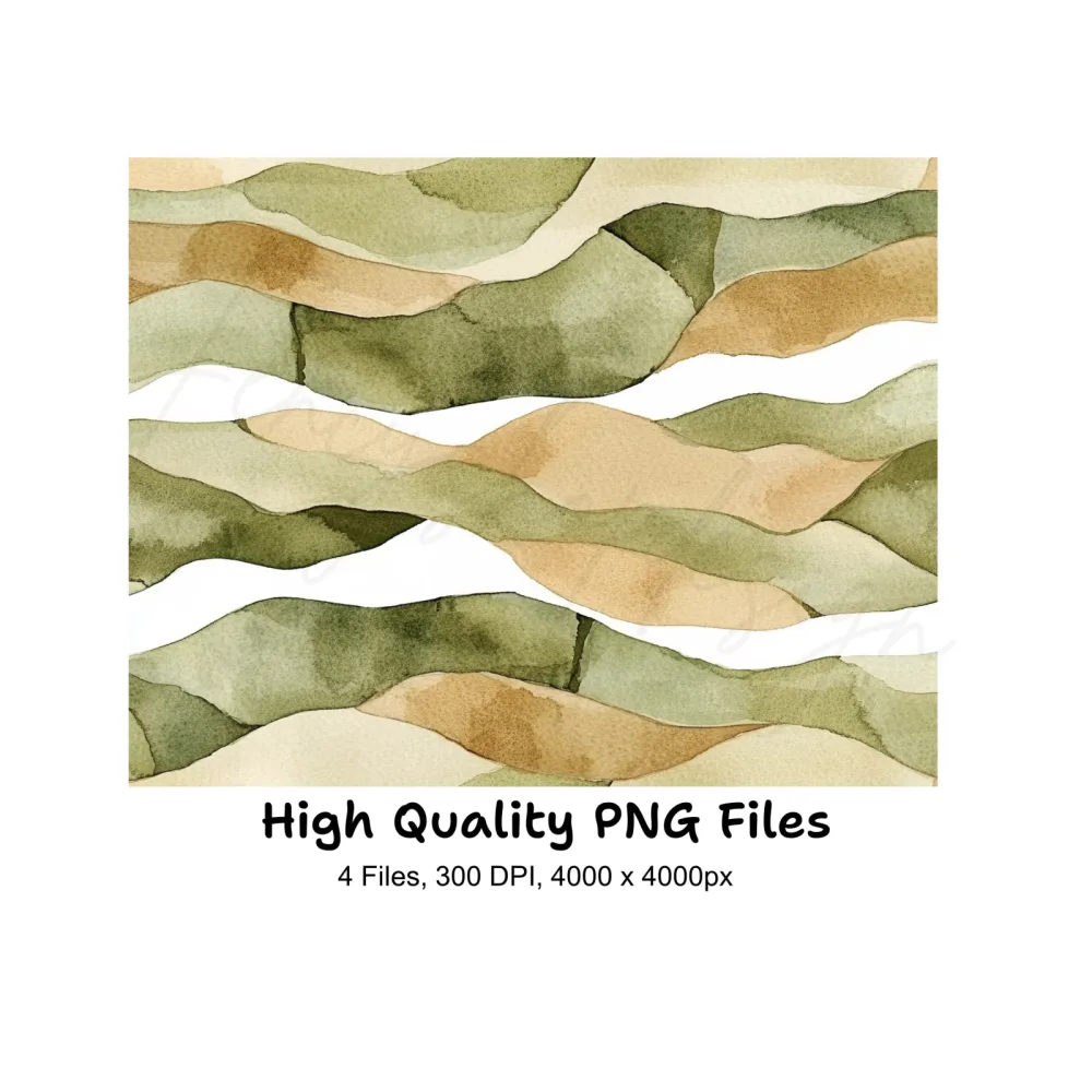 Camouflage Pattern Clipart Bundle
