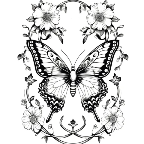 Butterfly Coloring Pages