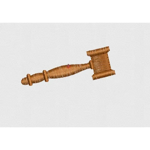 Hammer Embroidery Design