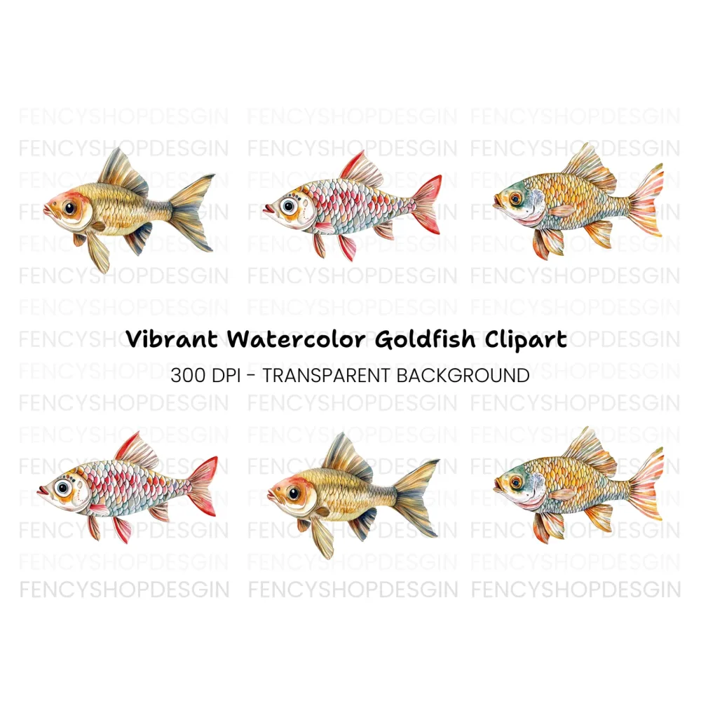 Colorful Fish Clipart Bundle