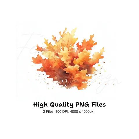 Autumn Leaves Clipart Bundle