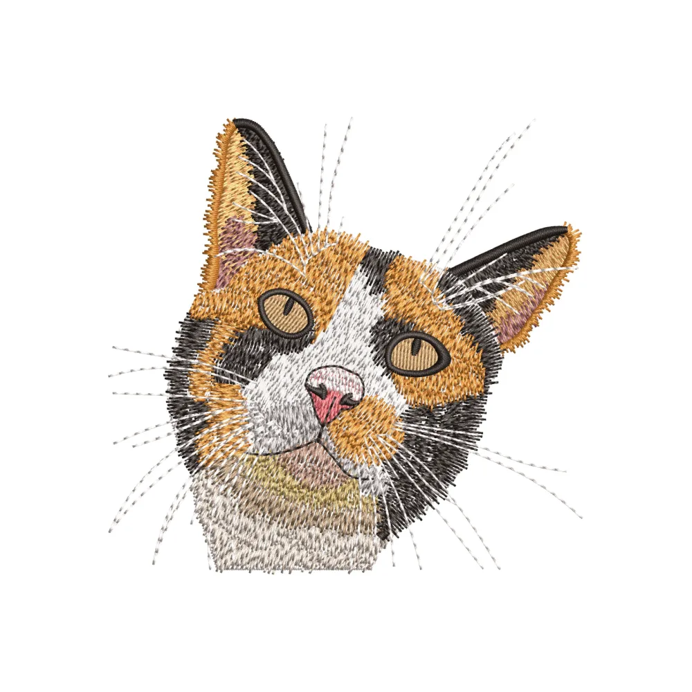 Cat Embroidery Design