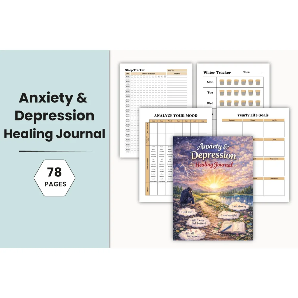 Anxiety and Depression Healing Journal