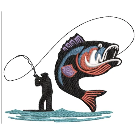 Fish Embroidery Design