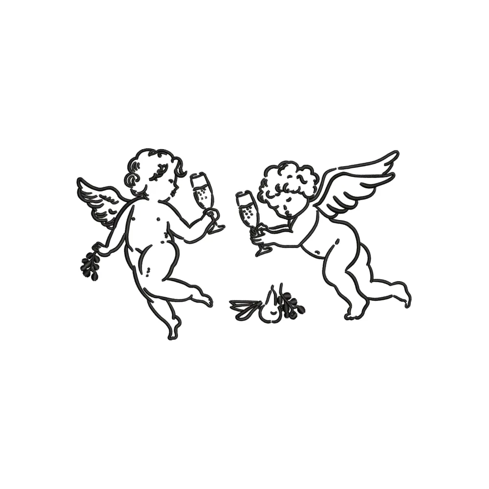 Little Angel Embroidery Design