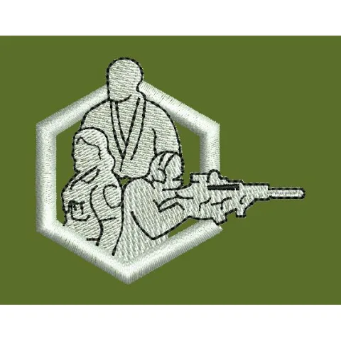 Soliders Embroidery Design