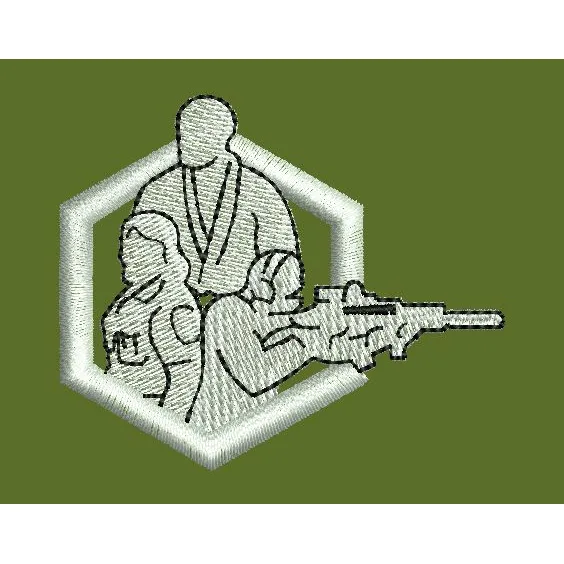 Soliders Embroidery Design