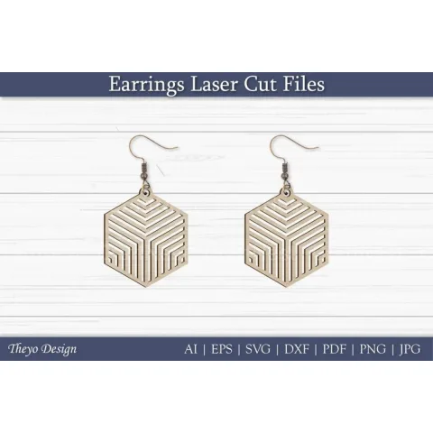 Laser Cut Earrings SVG Bundle