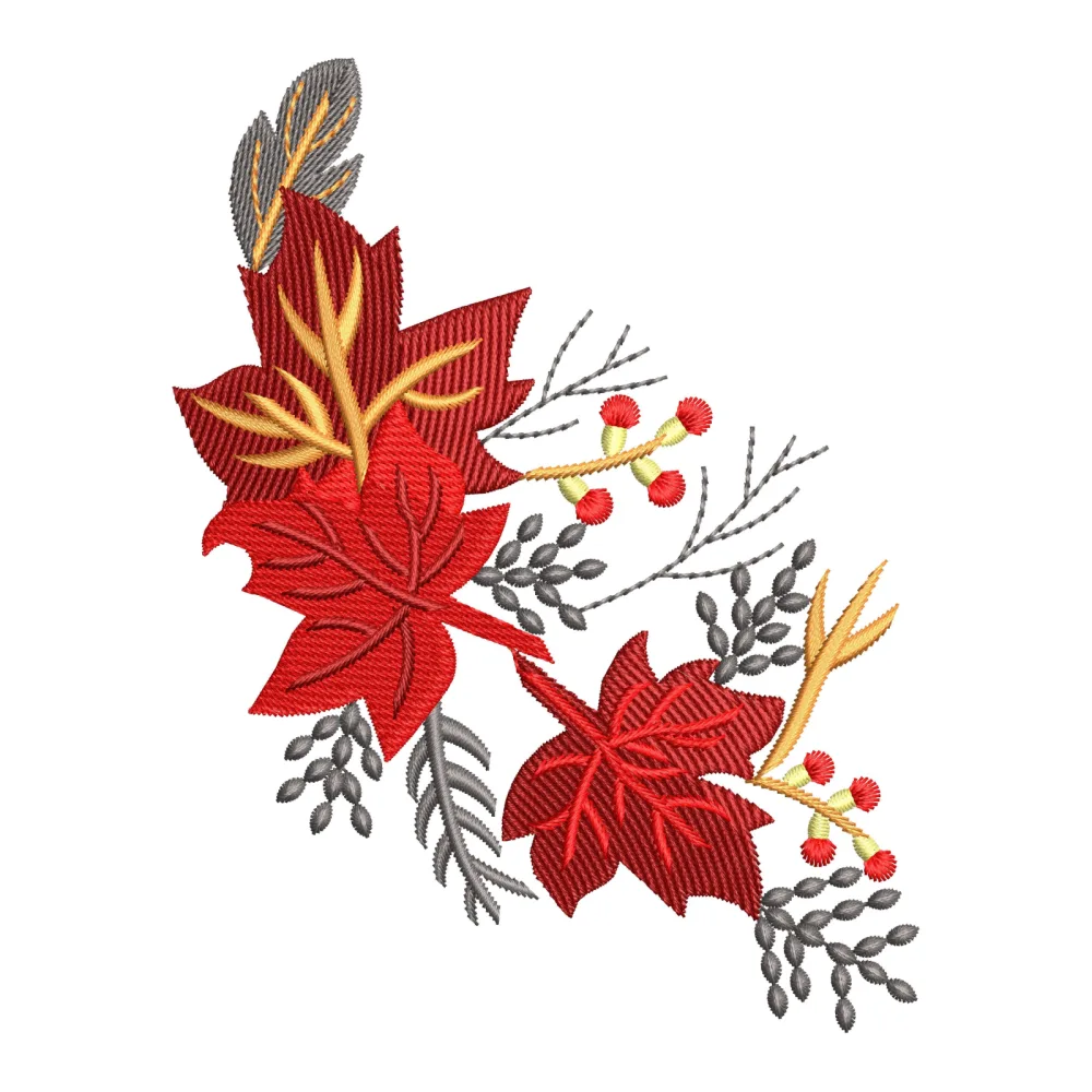Maple Multi Embroidery Design