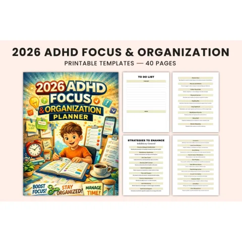 ADHD Focus & Organization Planner