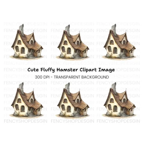 Charming Fantasy Cottage Clipart Bundle