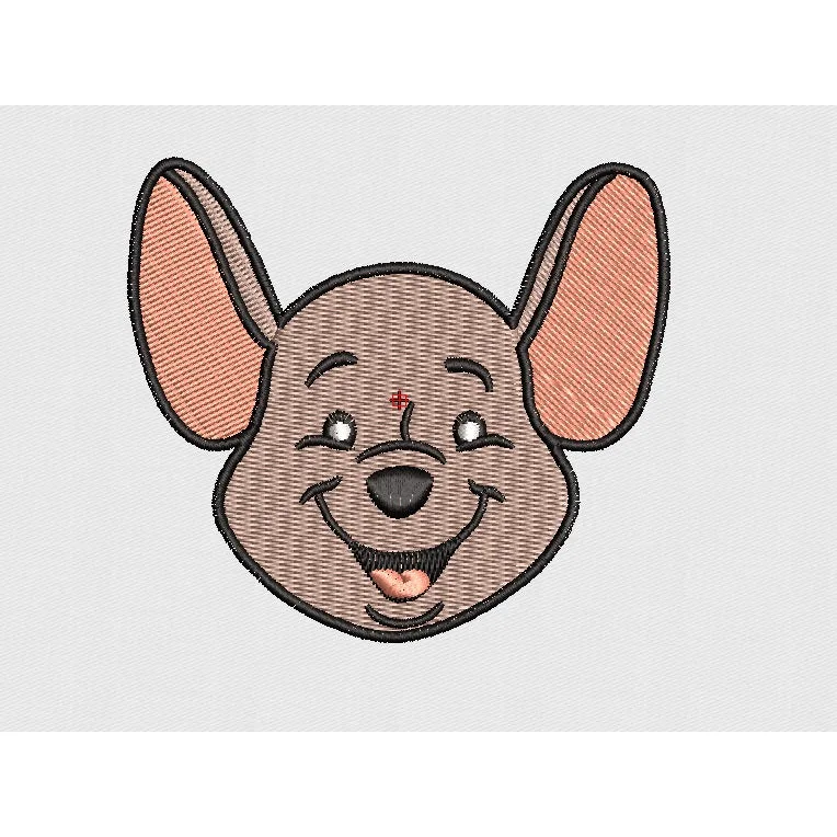 Rats Embroidery Design