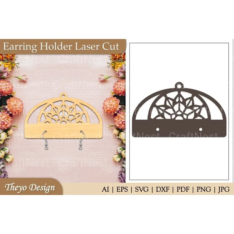Earrings Holder SVG Bundle
