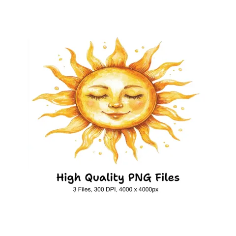 Sun Clipart Bundle