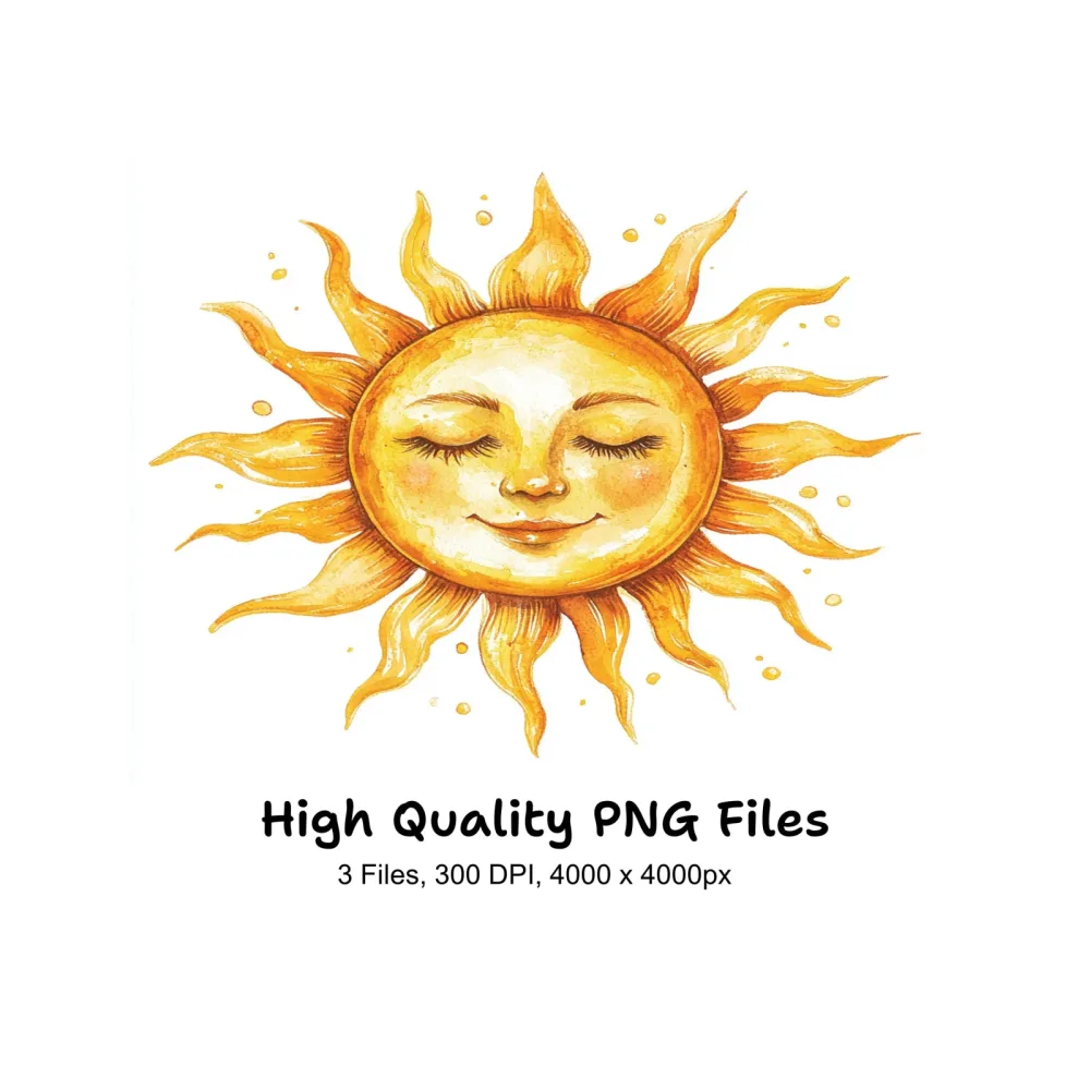 Sun Clipart Bundle