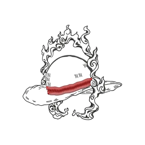 Fire Hat Embroidery Design
