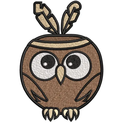 Owl Embroidery Design