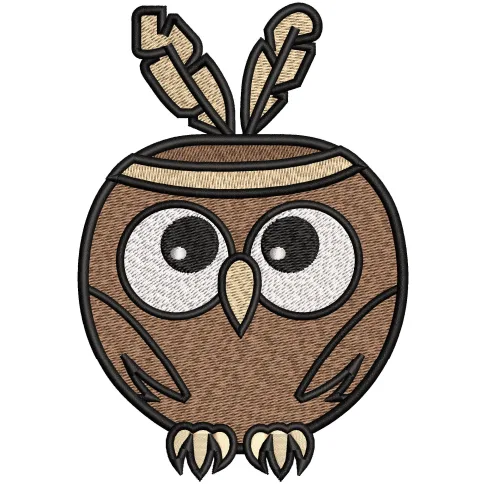 Owl Embroidery Design