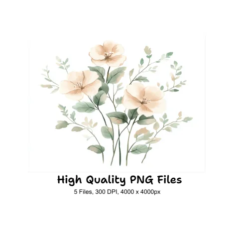 Floral Clipart Bundle