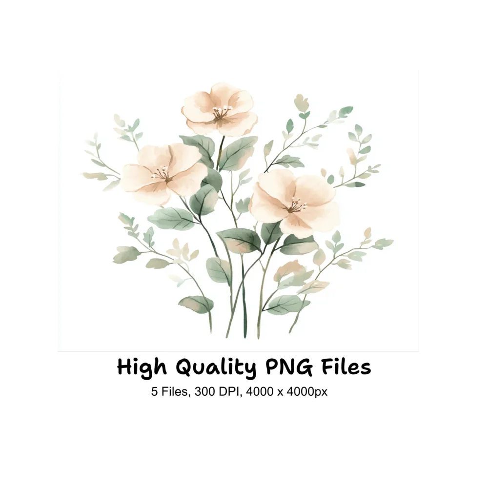 Floral Clipart Bundle